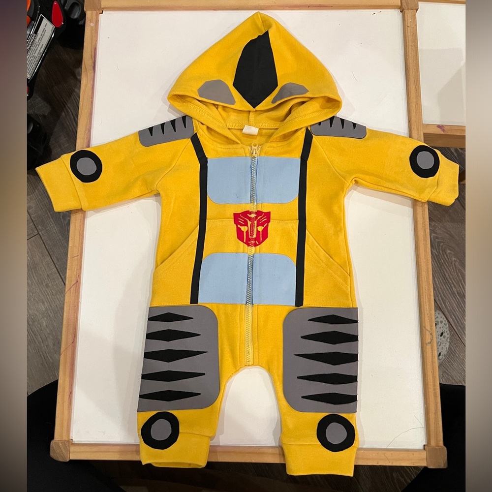 Custom Infant Bumblebee Transformer costume